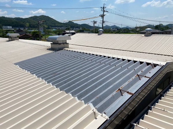 岐阜県関市・M様　工場屋根塗装　シンマテリアルワンのキ・ル・コをサーモグラフィーで検証してみた！ (2)