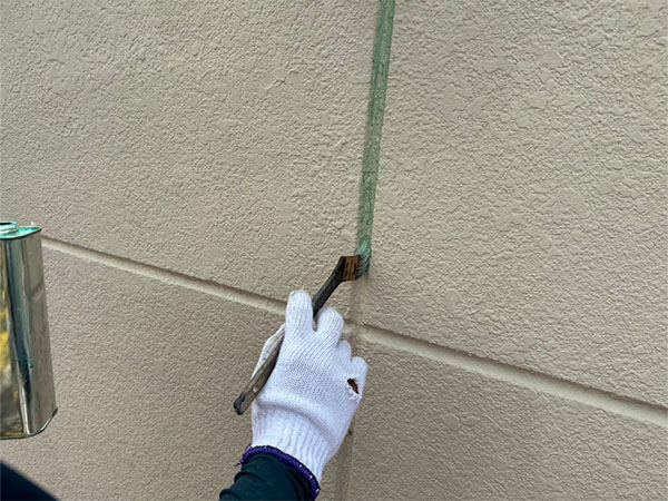 岐阜県岐阜市 外壁コーキング プライマー