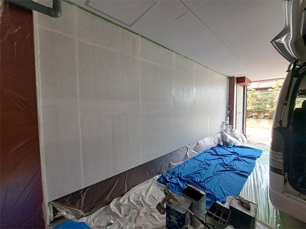 岐阜県岐阜市 外壁下塗り 完成